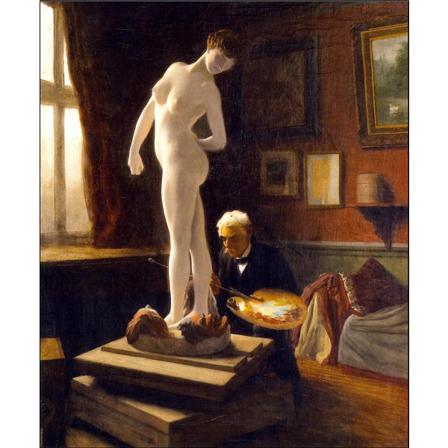 Self-portrait, Painting The Ball Player, Jean-leon Gerome Brun