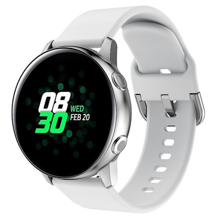 20mm Mjukt Silikon Armband för Samsung Galaxy Watch Active SM-R500, Ersättningsarmband