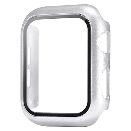 Härdat glas + skal för Apple Watch 10 46mm 42mm Ultra 2 49mm skärmskydd iWatch 9 8 7 6 5 SE 45mm 41mm 44/40mm skal