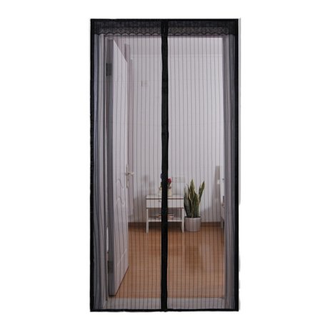 Magnetisk Dørskjerm, Dørskjermnett, Magnetisk Lukking av Dørskjerm, Oppgradert Bredere Borrelås + Haken, Heavy Duty Mesh - P