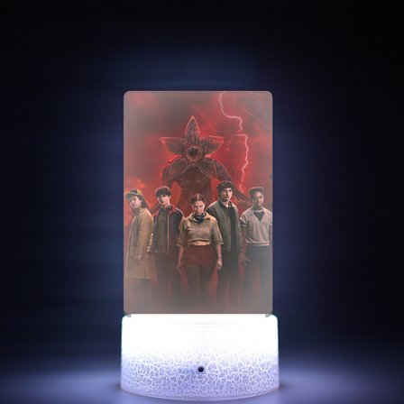 Stranger Things 5 TV-serie Perifer Sømløs Innvendig Trykk Fargetrykt Nattlys