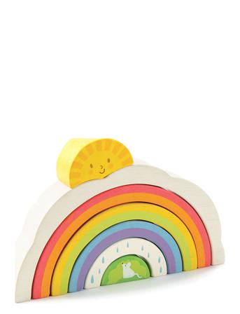 Rainbow Tunnel Puzzle Toys Puzzles And Games Games Active Games Multi/mønstret Tender Leaf