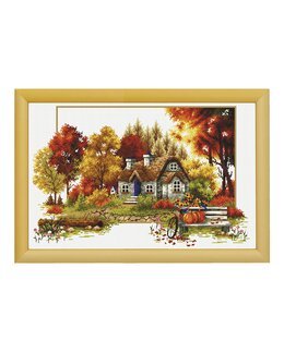 Broderikit Billede Efterårsfarver - Needleart World