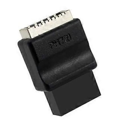 Bundkort USB 2.0 9Pin til Type Frontforbindelser Konverter Bundkort 9Pin Type Adapter 9Pin USB Header til Stationær Computer