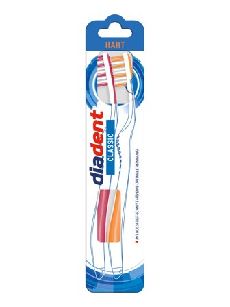 Div. Drogerieartikel Diadent Zahnbürste Classic Hart 2 Stück 30.0g