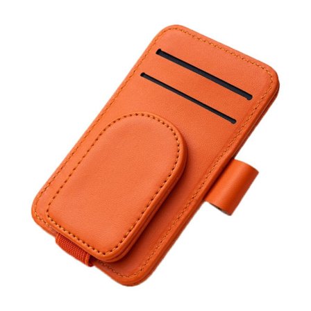 Bil Solskærm Brille Clip Solbriller Clip ORANGE