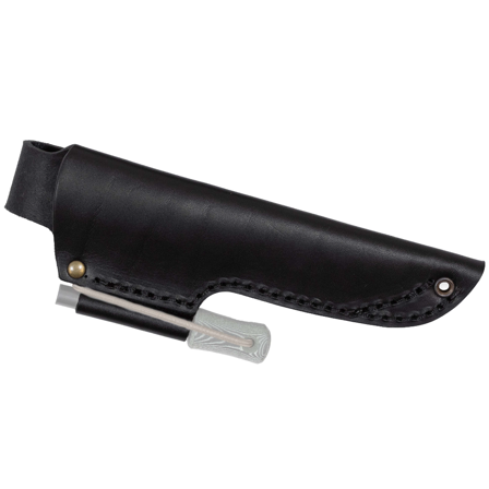 Casström No.10 Bushcraft Fodral Swedish Forest Knife Svart