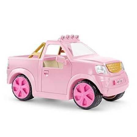 Camionnette för docka - LORI - 62243455467 - Rosa - Kompatibel med LORI-dockor - 6 tum
