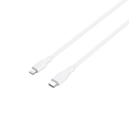 Deltaco USB-C - Lightning-kabel, 1m, hvit