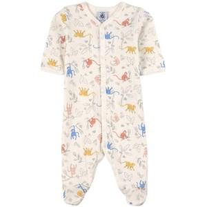 Kids - Petit Bateau White Monkey Baby Grow 12 Months - All in ones - 12 years - White