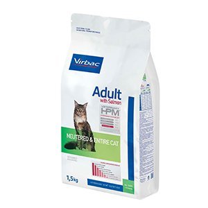 Virbac HPM Adult Cat Neutered & Entire Salmon, 7 kg