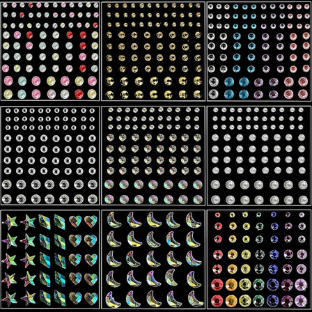 6*7cm 9 rhinsten klistermærker akryl ansigt rhinsten klistermærker makeup øjne rhinsten ansigt klistermærker rhinsten ædelstene klæbende rhinsten 