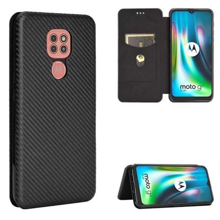 Motorola Moto G9 Play Flipfodral Kortfack CarbonDreams