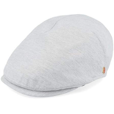 Mayser - Grau flatcap Cap - Sidney Gomera Stone Flat Cap @ Hatstore