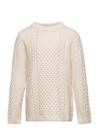 Structure Sweater Villapaita Kermanvärinen FUB