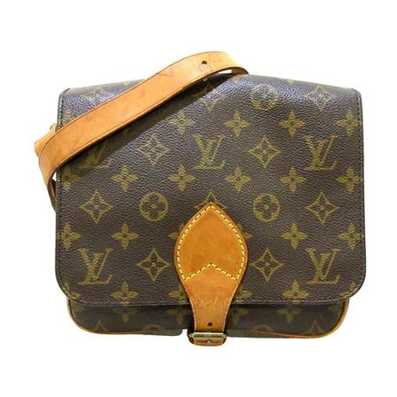 Louis Vuitton Vintage, Pre-owned Cartouchiere Bruin, Dames, Maat:ONE Size