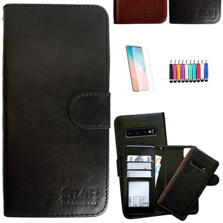 Samsung Galaxy S10 - PU Læderpung Etui Brun
