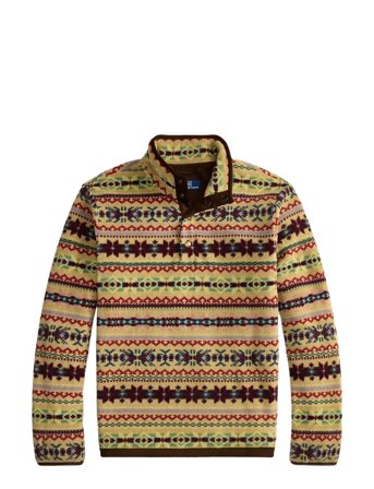 Polo Ralph Lauren | Fair Isle-Inspired Fleece Pullover | XL