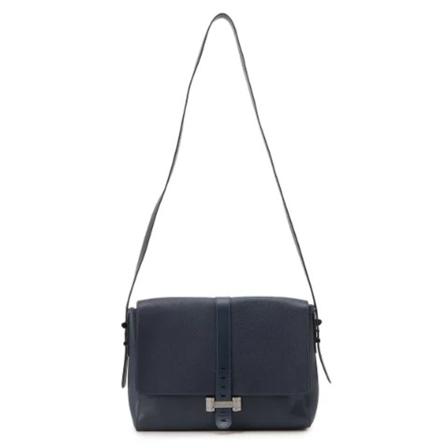 Bvlgari Vintage Pre-owned Leather shoulder-Tass , Blauw , unisex , Maat: ONE Size Vintage Tassen