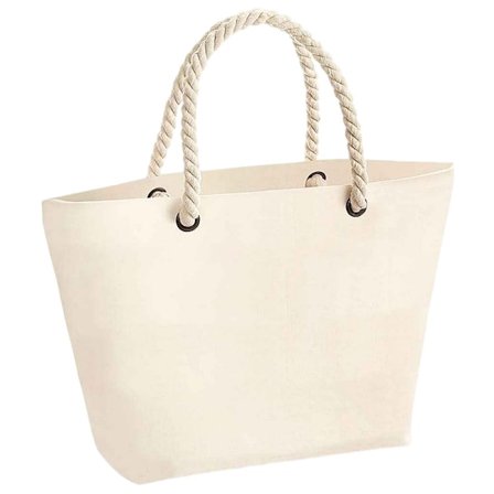Westford Mill Nautical Tote Bag Storlek One Natural