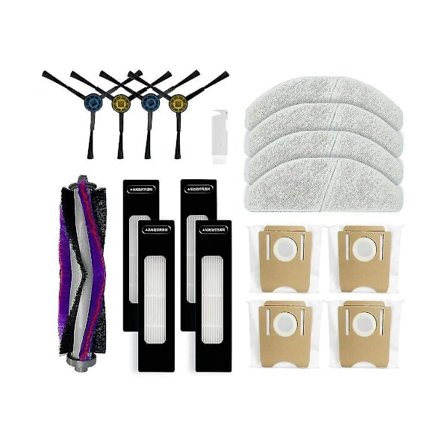 Reservedele til Midea S8 / S8+ Plus robotstøvsuger, hovedbørste, HEPA-filter, moppeklud, støvpose-hhny Db