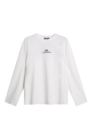 J.Lindeberg - Golf - Cale Logo Longsleeve T-shirt - White - Homme - S