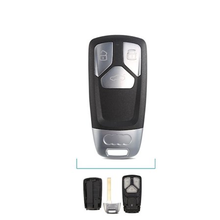 Liten bilnyckelbox, ersättningstillbehör, för Audi A4 A5 A4L A6L S4 S5 Q5 Q5 Q7 TT 2017-2019