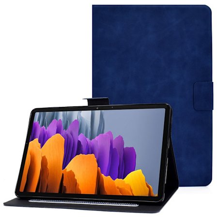 SKALO Samsung Tab S7/S8 PU-Läder Fodral - Blå