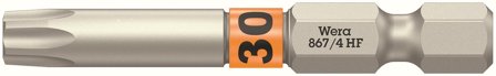 Wera 864/4 TORX HF Bits med hållarfunktion, TX30, Borra & mejsla