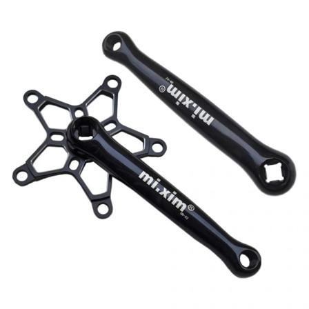 Sykkelkrankarm Heavy Duty Sykkelkrank 8~12 Arm Terrengsykkel Landeveissykkel Krankarm Svart Sykkelkrank