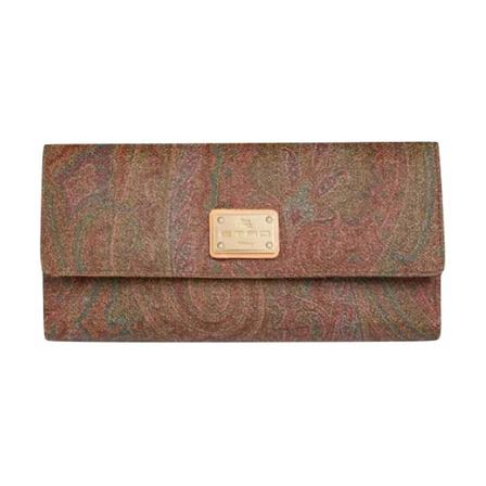 Etro Wallets & Cardholders Brun, Dame Punge og Kortholder, Størrelse: ONE Size