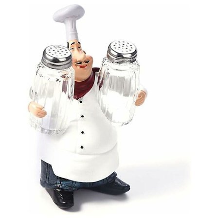 Sød kok figur statue ornamenter harpiks håndværk vintage boligindretning til køkken restaurant