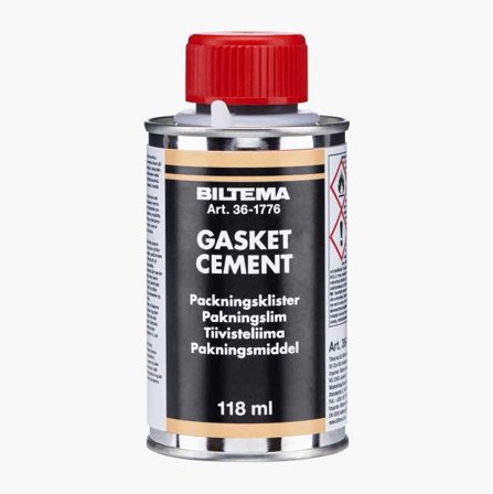 Biltema - Tetningsmiddel, 118 ml for Pakninger, Flenser, og Metall mot Metall, Tåler Bensin, Olje, Kjølevæske, Diesel, Trykk opptil 345 bar