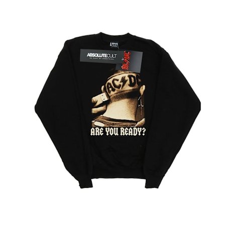 AC/DC Boys Are You Ready Hair Shave Sweatshirt 3-4 år Svart