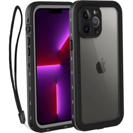 Iphone 13 Pro Heltäckande Vattentät Premium Skal - 2m Transparent