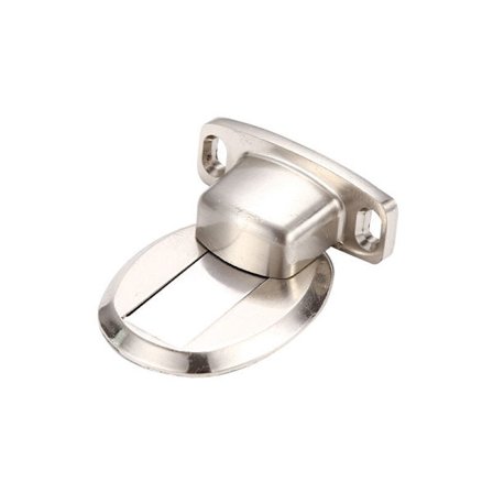 Magnetisk dörrstopp i kraftig metall med dolda 3M självhäftande skruvar