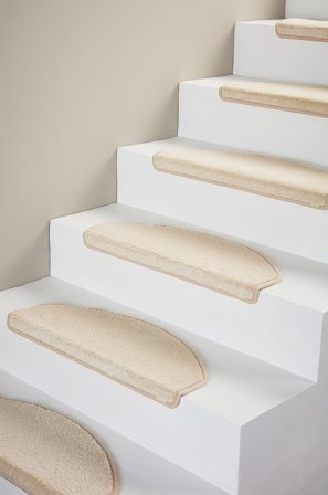 Jotex - 2-pakk Polyester Naturhvit SOFT - Kjøp Trappetrinnstepper hos Jotex