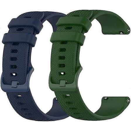 Galaxy Watch 3 41mm Band i Silikon, Samsung Galaxy Watch Active 2 44mm Band Sport för Män Kvinnor, 20mm Ersättningsarmband för Samsung Gear Sport/