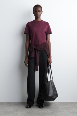 COS Klasyczny T-Shirt in Czerwony