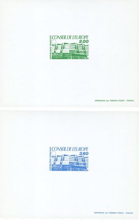 Frankrig 1987 - Tjenestemærker YT TS96-97 - Luksus prøvetryk