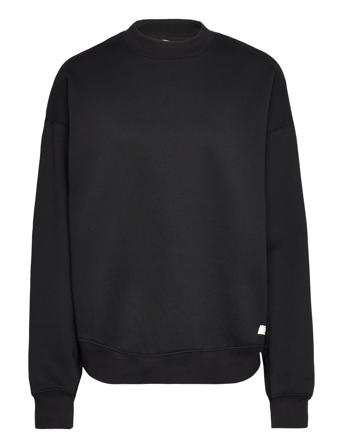 Studio Over D Crew Sweat-shirt Genser Svart Björn Borg*Betinget Tilbud