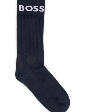 2P Rs Sport Col Cc Underwear Socks Regular Socks Marinblå BOSS