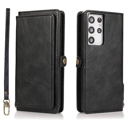 Samsung Galaxy S21 Ultra - Genomtänkt Praktiskt 2-1 Plånboksfodral