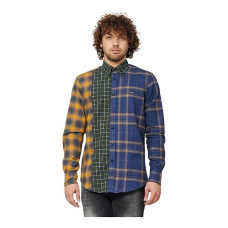 Harmont & Blaine, Blouses Shirts Blauw, Heren, Maat:L