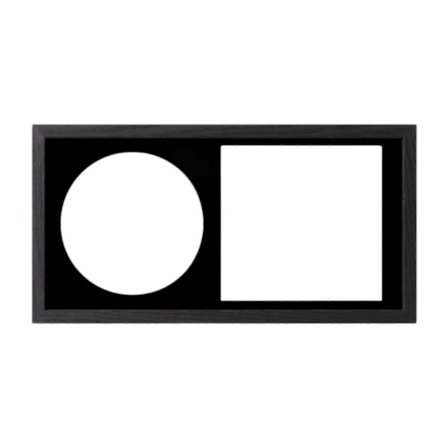 CD Ram Fodral Display Väggkonst Album Ram för Skrivbord Sovrum Väggmonterad