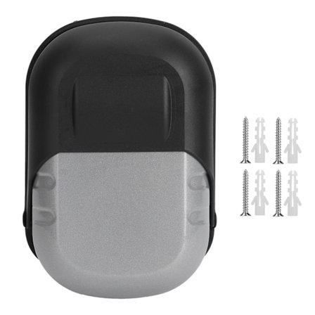 Profesjonell Veggmontert Utendørs Nøkkellås Boks Sølv Vanntett Sikkerhetsoppbevaringskasse i Aluminiumlegering