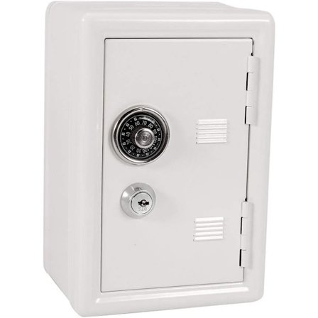 Sparingboks, Metall Spargrisformet Sikkerhetsboks med Lås, ZQKLA