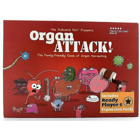 Organ Attack Brettspill Kortspill Familiebrettspill for 2-6 spillere - Perfekt