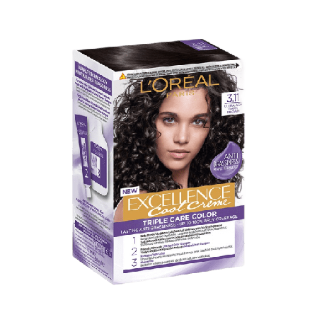 L'Oréal Paris Excellence Cool Cremé permanent hårfärg Unisex Brun ONESIZE