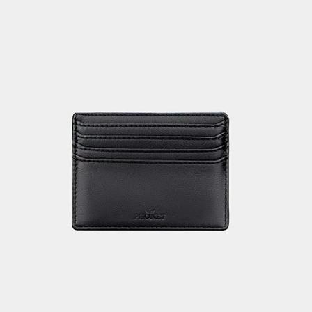 Phonet Aito Nahka Korttikotelo 105*80 mm Musta 30 black